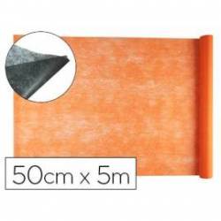 Entretela Liderpapel 25g/m2 rollo de 5m color Naranja