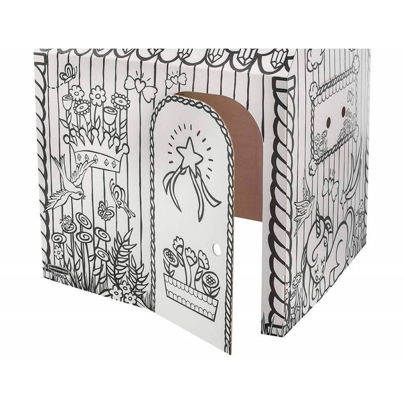 CASA DE JUEGO BANKERS BOX PLAYHOUSE UNICORNIO PARA PINTAR (163643)