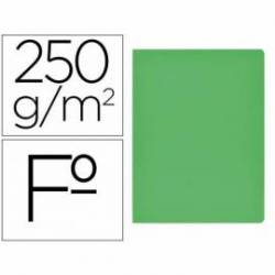 Subcarpeta Gio Folio 250 gr Cartulina color verde