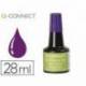 Tinta Tampon Q-Connect Color Violeta 28ml
