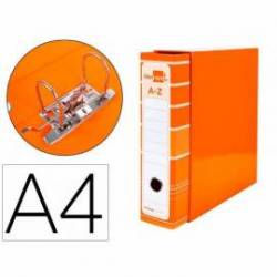 Archivador de palanca Liderpapel Filing System con caja A4 Lomo 80 mm color Naranja