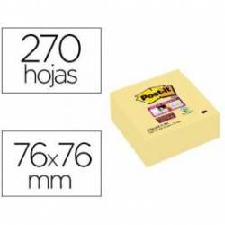 Cubo de post-it ® 76 x 76 mm color amarillo