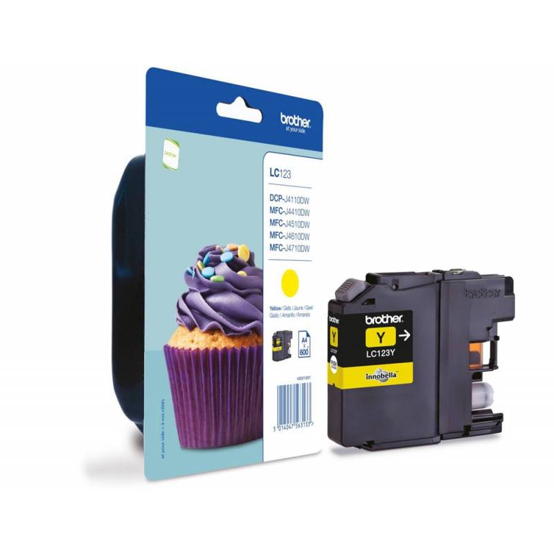 Inkjet Brother mfcj4410dw/4510 dw amarillo LC123 (57571)