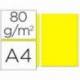 Papel color Liderpapel color amarillo A4 80 g/m2 100 hojas