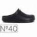 Zueco marca Paredes Color Negro talla 40