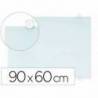 Pizarra Blanca Q-Connect Cristal Magnetica con marco de aluminio 90x60 cm