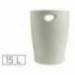 Papelera plastico Exacompta Ecoblack Gris de 15 litros