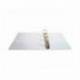 Carpeta Exacompta carton forrado blanca 4 anillas 60 mm