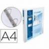 Carpeta Exacompta carton forrado blanca 2 anillas 16 mm