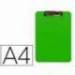 PORTANOTAS Q-CONNECT PLASTICO DIN A4 VERDE 2,5MM