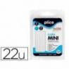 Barra termofusible Plico Mini Translucida 22 unidades