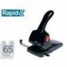 Taladrador Rapid HCD65 Fashion color negro capacidad para 65 hojas