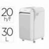 DESTRUCTORA DE DOCUMENTOS FELLOWES LX221 CAPACIDAD DE CORTE 20H SEGURIDAD P5 CLIPS GRAPAS Y TARJETAS 30L BLANCA
