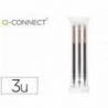 Recambio Boligrafo Q-Connect Retractil KF11057 Color Negro Caja 3 unidades