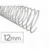 ESPIRAL METALICO Q-CONNECT BLANCO 64 5:1 12 MM 1MM CAJA DE 200 UNIDADES