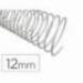 ESPIRAL METALICO Q-CONNECT BLANCO 64 5:1 12 MM 1MM CAJA DE 200 UNIDADES
