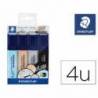 Rotulador Staedtler Textsurfer Pastel Fluorescente estuche 4 colores surtidos