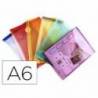 Carpeta sobre con velcro Vertical Marca Tarifold A6 60 unidades colores surtidos