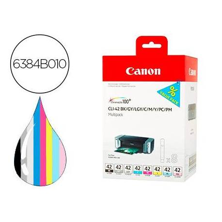 Cartucho Canon CLI-42 pixma 8 colores 6384B010