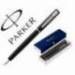 PLUMA WATERMAN ALLURE LACA NEGRA EN ESTUCHE DE REGALO TINTA AZUL