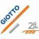 Rotulador Giotto Turbo Punta Media Lavable Color Naranja