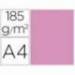Cartulina Gvarro color Rosa chicle A4 185 g/m2 Paquete de 50