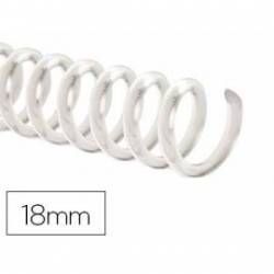 Espiral Plastico Q-Connect Transparente de 32 Paso 5:1 18mm 2mm