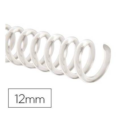 Espiral Plastico Q-Connect Transparente de 32 Paso 5:1 12mm 1,8mm