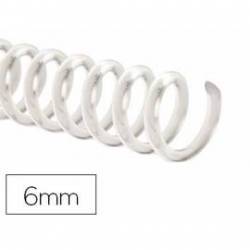 Espiral Plastico Q-Connect Transparente de 32 Paso 5:1 6mm 1.8mm