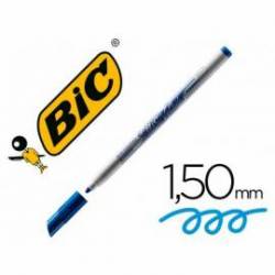 Rotulador Bic Velleda fino 1 mm color azul para pizarra blanca