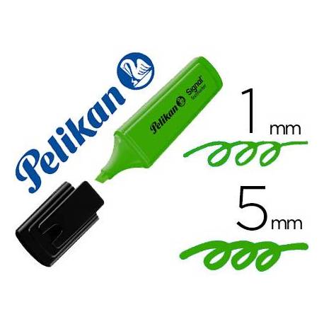 Rotulador Fluorescente Pelikan Signal Textmarker de Color Verde