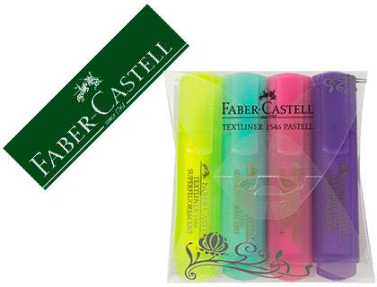 Subrayadores Faber Castell Pastel - Estuche de 4 Unidades