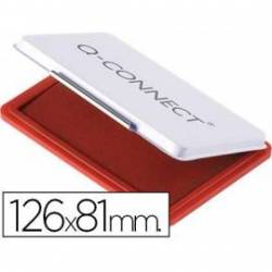 Tampon Q-Connect Nº 1 Color Rojo 126x81mm
