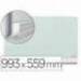 Pizarra Blanca Nobo Diamond Cristal Templado Magnetica 99,3x55,9 cm
