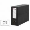 Archivador con tapa Pardo Folio color Negro 390x270x115 mm