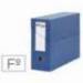 Archivador con tapa Pardo Folio color Azul 390x270x115 mm