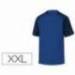 Camiseta manga corta Deltaplus de color azul talla XXL