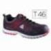Zapatos de seguridad de Poliuretano marca DeltaPlus Negro y Rojo talla 46