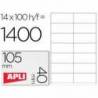 Etiquetas Adhesivas marca Apli 1275