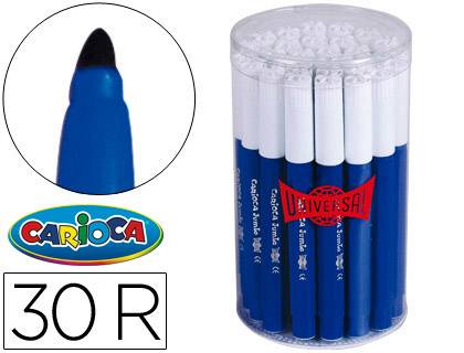 Carioca Jumbo - Rotuladores de colores, caja de 6 colores