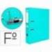 Archivador de palanca Liderpapel folio color verde claro lomo 75mm