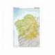 Mapa mudo a color Galicia físico DIN A4
