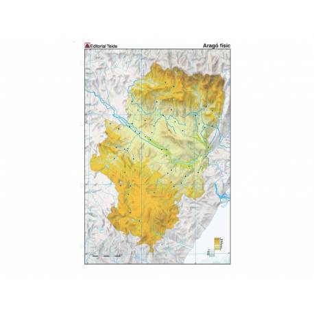 HIVA  MAPA MUDO COLOR DIN A4 EUROPA FISICO