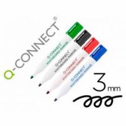 Rotulador marca Q-Connect para pizarra blanca 3 mm colores surtidos