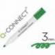 Rotulador Q-Connect pizarra blanca 3 mm color verde