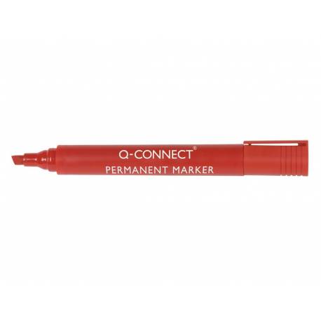 Rotulador Q-Connect Punta de Fibra Permanente Color Rojo 5 mm (78923)