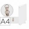 Carpeta Exacompta carton forrado blanca 2 anillas