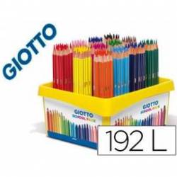 Lapices de colores marca Giotto Stilnovo School pack de 192 unidades 12 colores x 16 unidades