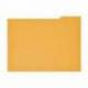 Subcarpeta cartulina color amarillo con pestaña derecha tamaño folio