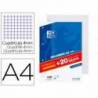 Recambio Oxford DIN A4 4 taladros 90 gr cuadrícula 4mm